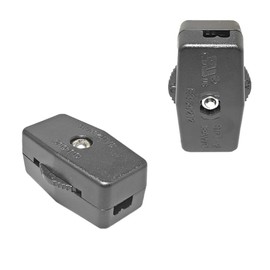 Inline Rotary Cord Switch 2PCS Replacement for 18AWG SPT-2 Lamp Easy Installation