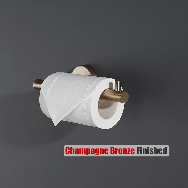 JQK Bathroom Hardware Set, 5-Piece Bath Accessories Set Champagne Bronze