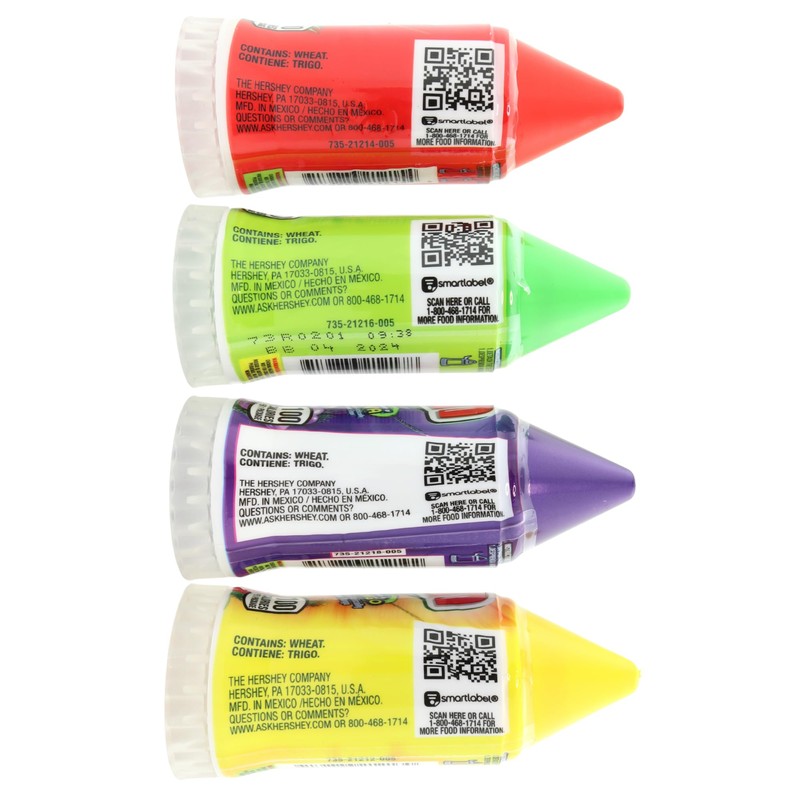 Assorted Flavored Soft Candies, Strawberry, Grape, Mango, and Green Apple,