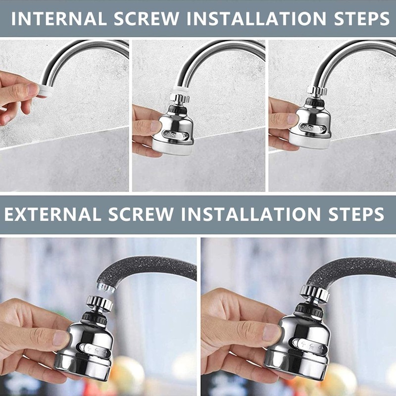 360 Degree Swivel Faucet Aerator