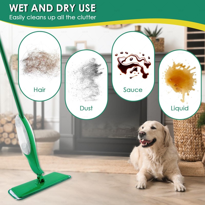 4 Pack Mop Refills Compatible for Libman Freedom Spray Mop