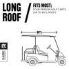 Classic Accessories Fairway Long Roof 4-Person Travel Golf Cart Enclosure