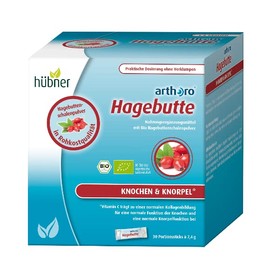 Hübner arthoro Rosehip | Organic Quality | Herbal Dietary Supplement for Keeping Bones and Cartilage Healthy | 100% Organic Rose Hips with Vitamin C | Vegan, Gluten and Lactose Free