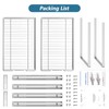 LOVMOR 2 Tier Individual Pull Out Cabinet Organizer 11"W x