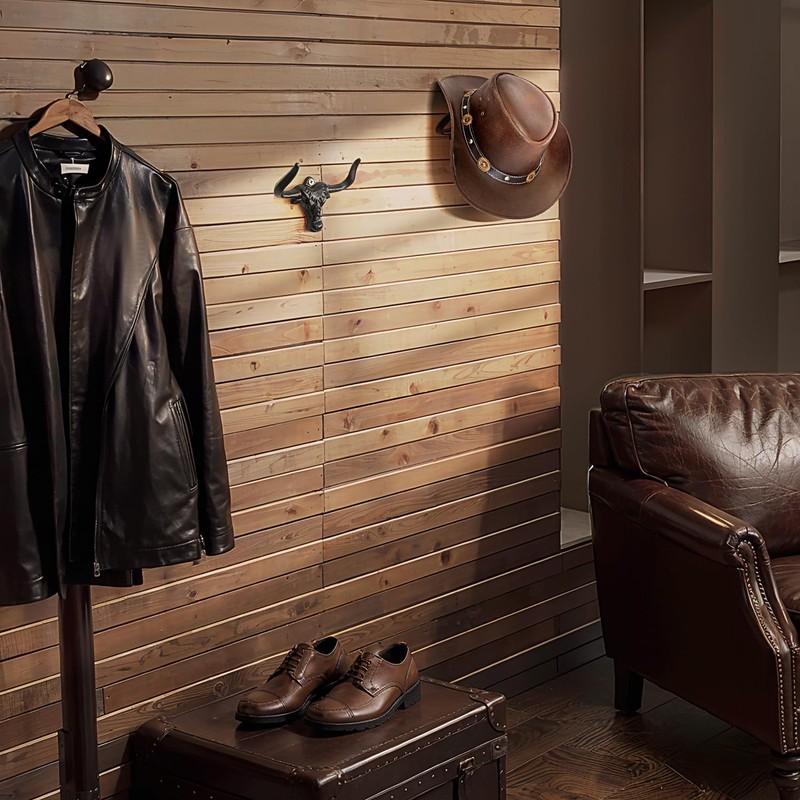 VINLUNM Cowboy Hat Rack for Wall, 2 Pack Cast Iron