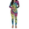 Just Love Thermal Union Suits for Girls, Tie Dye -