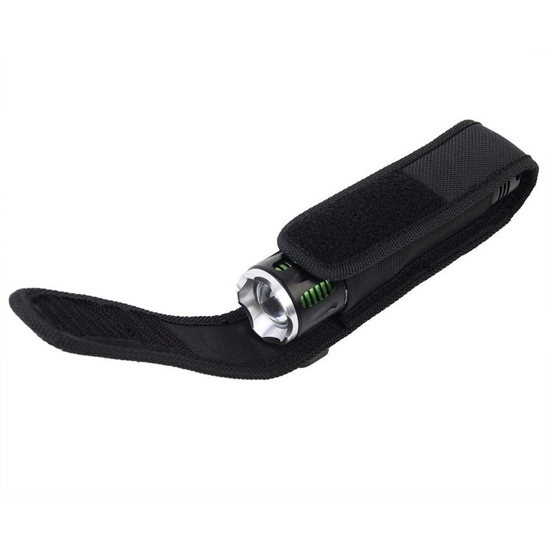 2PCS Flashlight Pouch Holster, Torch Case Holder 5"-8" Flashlight for
