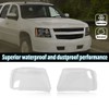 PIT66 Headlight Cover Compatible with Chevy Tahoe Suburban 1500 2007-2014/Fit