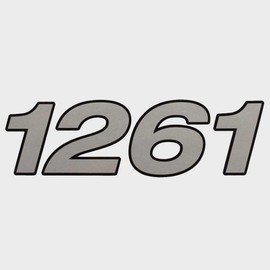 Crestliner Boat Model Decal Sticker 2351413 | 1261 Outreach Silver