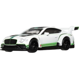 Hot Wheels Premium Car Culture Collectible Toy Car, 1:64 Scale Die-Cast Bentley Continental GT3, Race Day Vehicle with Real Riders Tires
