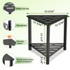 IBosins Corner Shower Stool Shower Foot Rest for Shaving Legs
