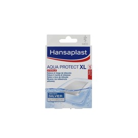 Hansaplast Aqua Protect XL for Larger Wounds & Postoperative Injuries (6x7cm), 5 strips