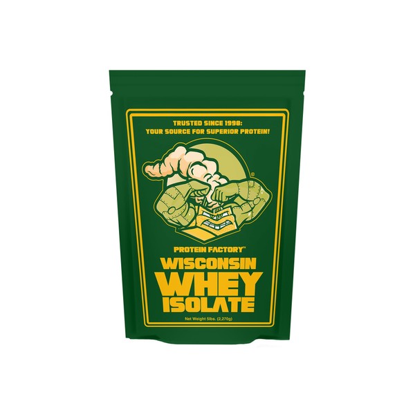 Protein Factory Wisconsin Unflavored Whey Isolate - 5 lbs Wisconsin