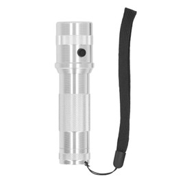 Multicoloured Torch, 10 Colours in 1 Level Torch Silver RGB Colour Changing LED Torch IPX4 Waterproof Multicoloured Torch for Camping, Household, Hiking, Emergency