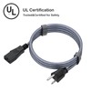 Power Cord, Goalfish 15FT AC Power Cable 10A 250V Nylon