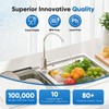 PUREPLUS Under Sink Water Filter System, 22000 Gallons, 99.99% Chlorine