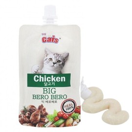 Bean heart red bean heart Squeeze-out Pouch Cat Treat Chicken 85g 1P Wet Stick / 고양이 짜먹는 파우치 간식 닭고기 85g 1P 습식 스틱