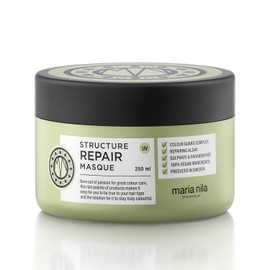 Maria Nila Structure Repair Masque 250 ml - Gentle Hair Wrap for Dry, Damaged and Chemically Treated Hair that Softens and Moisturizes. 100% Vegan. Sulfate-free and Paraben-free.