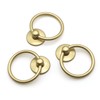 Asamuyu 12 Pieces Drawer Pull Ring Knobs Metal Ring Pull