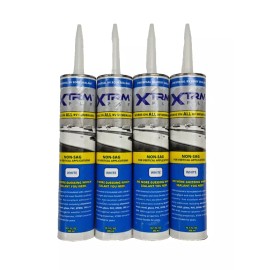 XTRM 4 Pack. Lasalle XTRM Roof Sealant White Non-Sag Horizontal Application RV