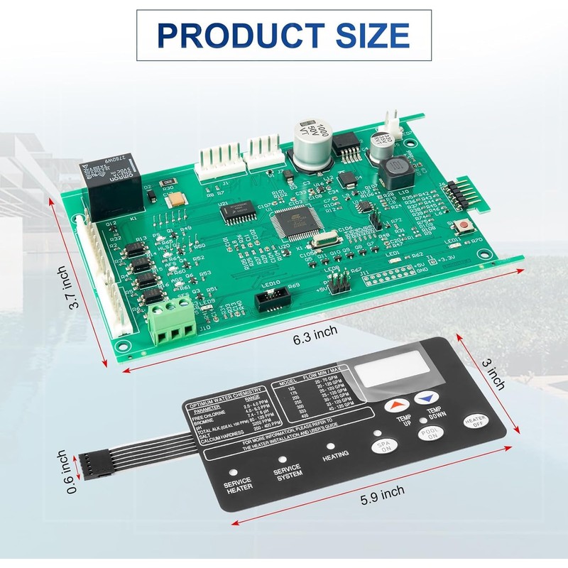BAYUIHON 42002-0007s Control Circuit Board with Switch Pad 472610Z Compatible
