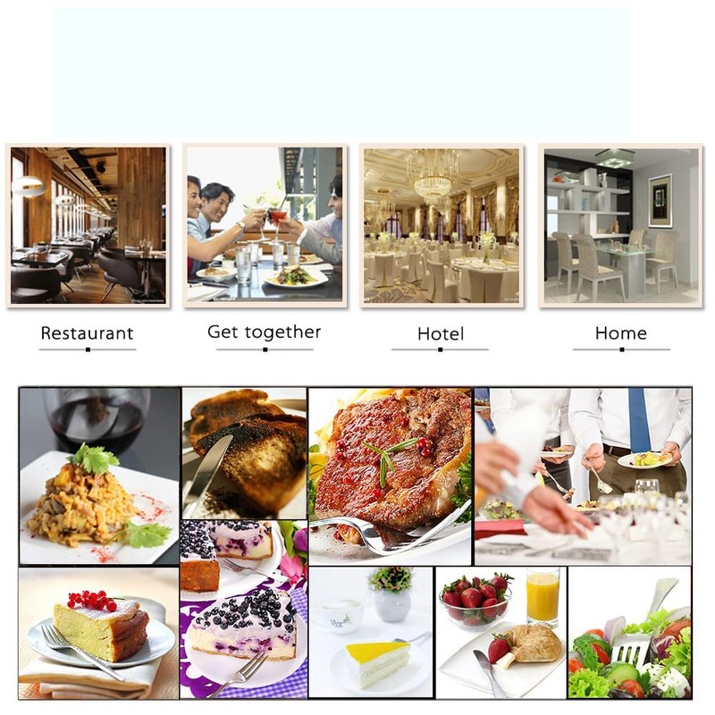 DSNN Steak Knives Set of 6 Muti-color Kitchen Ceramic Knife