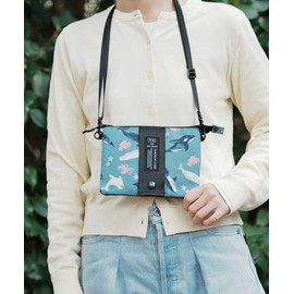KiU and BleuBleuet KiU Etiquette Pouch Mini Shoulder Bag, Sea Creatures