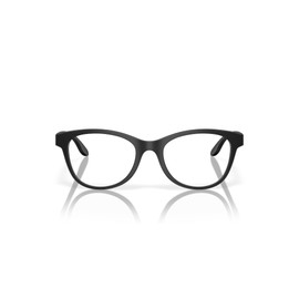 Oakley OY8029F Humbly Low Bridge Fit Round Sunglasses, Satin Black/Demo Lens, 46 mm