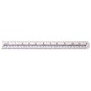 Draper 52191 Aluminium Rule, 300mm x 30mm , Blue