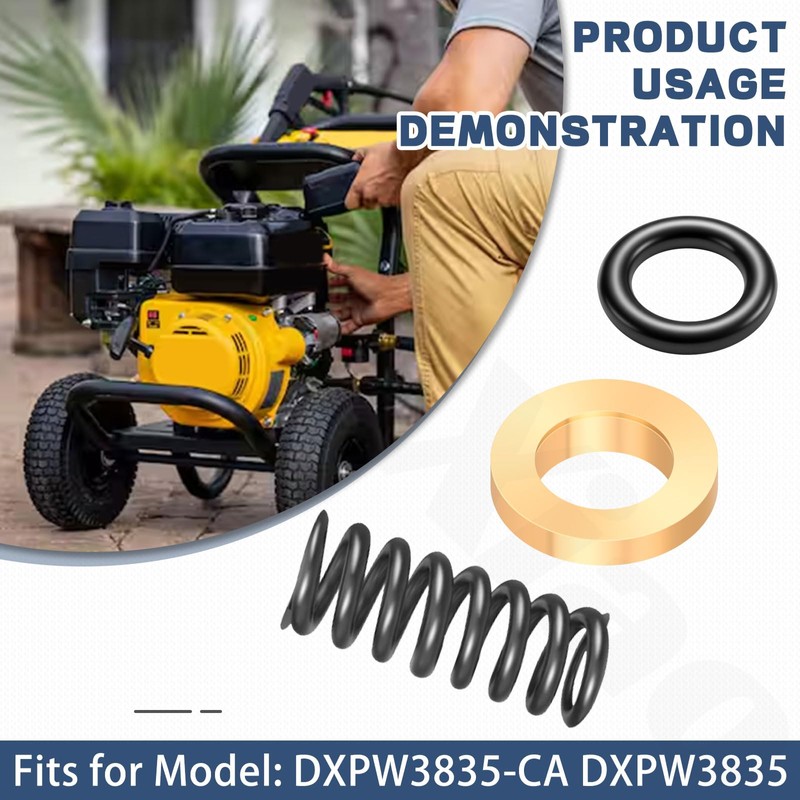 7110117 Pressure Washer Boost Valve Kit with Spring, Valve Cap