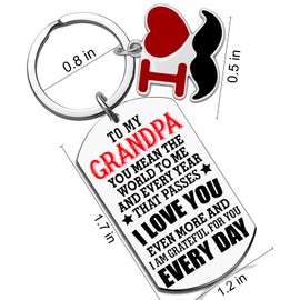 Ikacvb Stocking Stuffers 2024 Gifts For Grandpa Mens Stocking Stuffers Best Grandpa Keychain Birthday Christmas Gift Ideas Unique Stocking Stuffers For Men Grandpa Gift