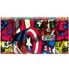 CAPTAIN AMERICA Captain America Comic Worn Red Wallet, red, Tri-Fold