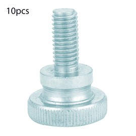 10pcs M8 Zinc Plated Carbon Steel Flat Knurled Head Bolts Thumb Screws

(M8*18)