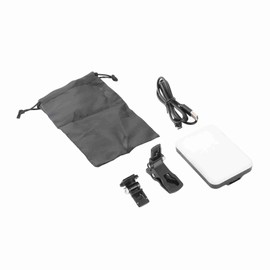 Portable Video Conference Fill Light 2500K-6500K Brightness Adjustable Clip On LED Video Light with Clip and Cold Shoe Adapter