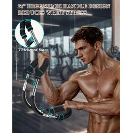 Stcohyz Twister Arm Trainer, Chest Workout Equipment with Forearm Wrist Guard, 9 Resistance Levels Adjustable Chest Exerciser for Men , Portable Exercise Equipment for Home & Gym