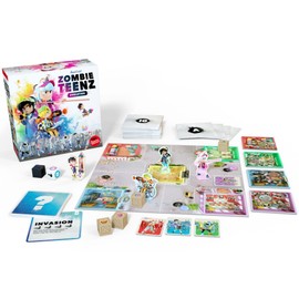Zombie Teenz Evolution | Sequel to The #1 Kids Game on BoardGameGeek | Cooperative Game for Kids and Families | Ages 8+ | 2 to 4 Players | 15 Minutes