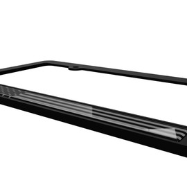 Our Future Nation Black Out American Flag License Plate, Frame, and Key Tag Set