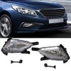 BIXIBIN Pair for 2015 2016 2017 Hyundai Sonata DRL Daytime