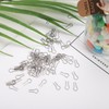 100pcs High Temperature Nichrome Wire Jump Rings, R-Shaped Hanging Burning