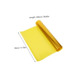 CAXUSD Filter Gel Sheet Yellow Film for Photography and Video Production for Correction and Effects