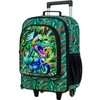 KLFVB Boys Sutcase, Cute Dinosaur Rolling Wheels Suitcase for Toddler,