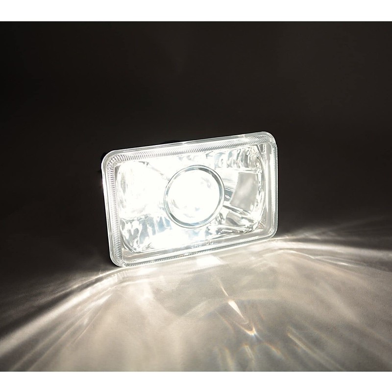 Octane Lighting 4X6 Inch Super White Halogen Projector Crystal Clear