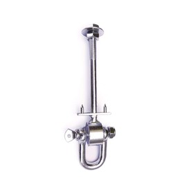 h2i Robust Swing Hook with Shackle, for Beams up to 14 cm, M12 x 160, Swing Hook for Wooden Beams, Hook for Children's Swing, Mounting, Suspension