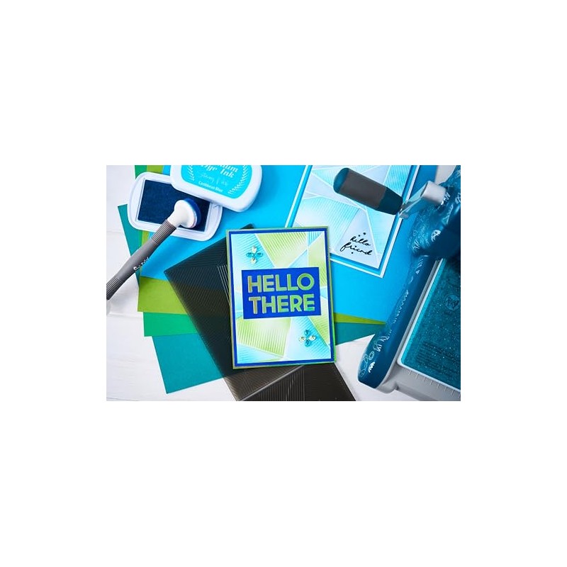 Sizzix 3-D Textured Impressions Embossing Folder Cosmopolitan, Down The Line