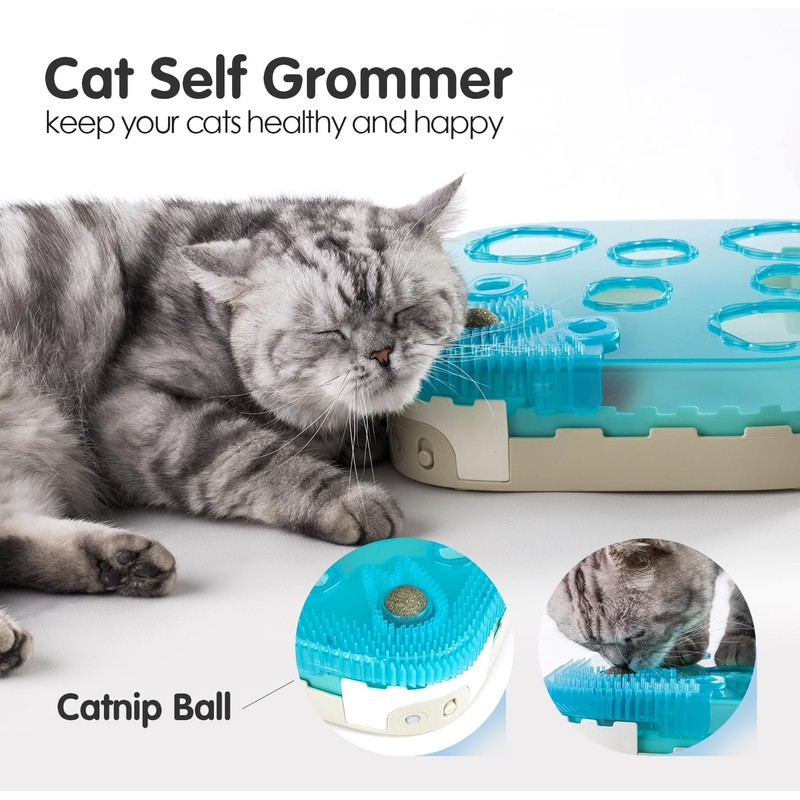 Migipaws 7-in-1 Interactive Cat Toy Motion Activated Indoor Playset with