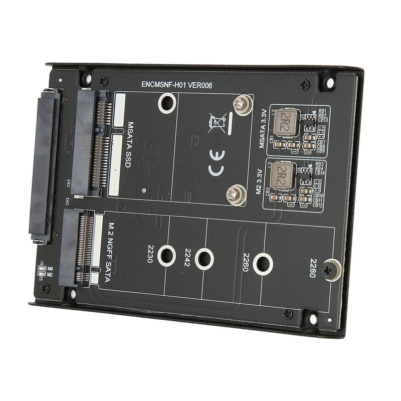 M.2 NGFF MSATA to SATA3 Adapter Card JBOD Mode 6Gbps