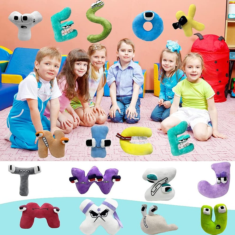 Limspace Alphabet Loa Plush A-Z Letter Alphabet Loa Plush Doll