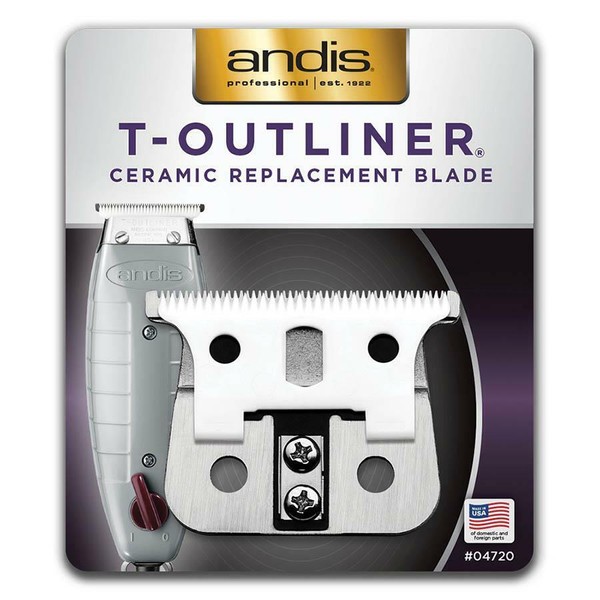 Andis 04720 CERAMIC Replacement Blade T-Outliner Hair Trimmer Barber Stylist
