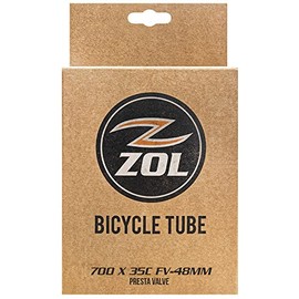 Zol Bike Tubes 700X35-38, 700X23-25, 700X28 (700" x35/38C 48MM Presta)
