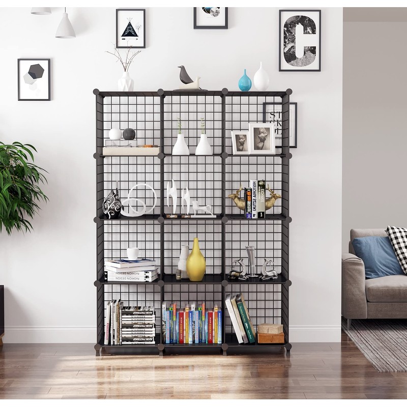 AWTATOS Wire Cube Storage Organizer, Closet Organizers and Storage, Metal